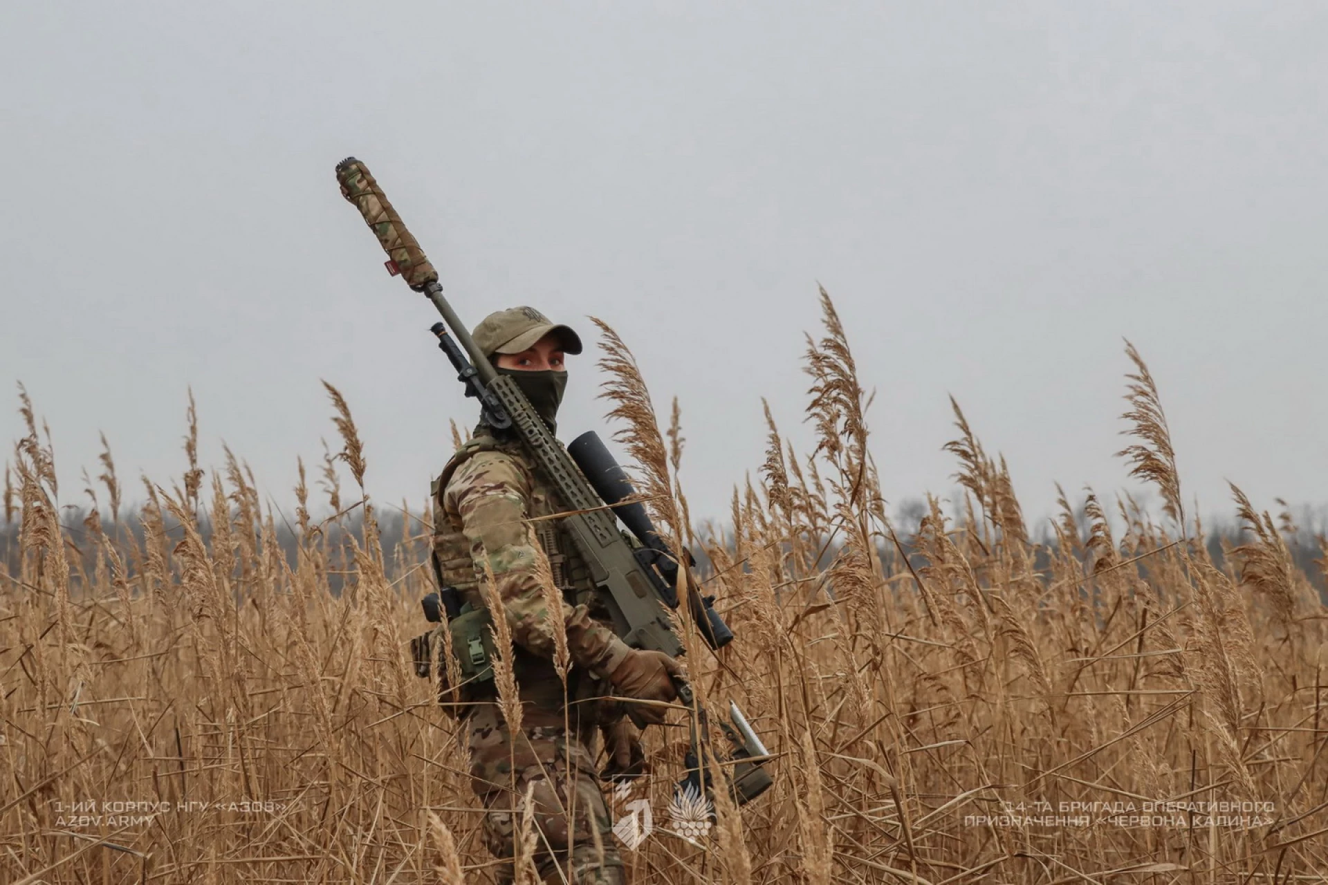 Зображення новини: В прицілі гвинтівки: у вінницькій бригаді показали роботу снайперки «Язви»