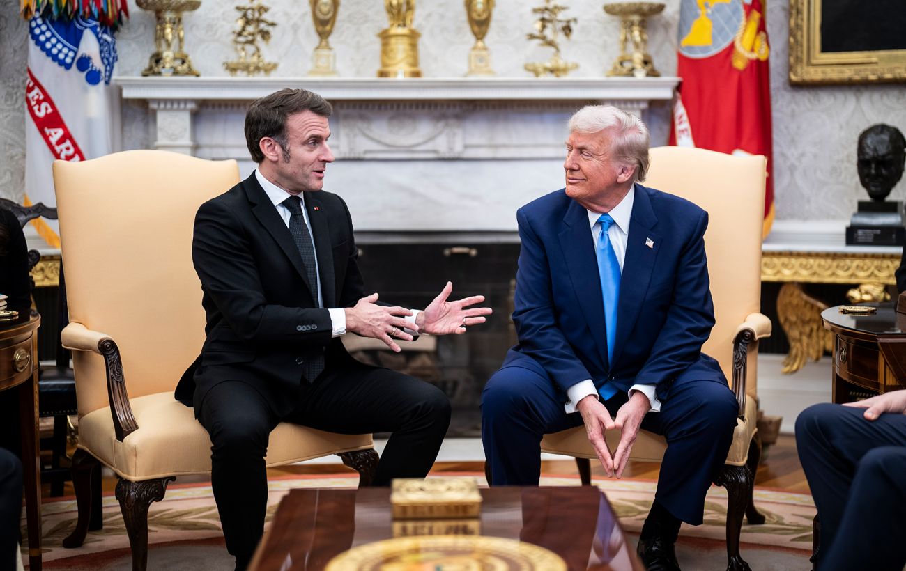 Зображення новини: Макрон і Трамп провели нічну телефонну розмову: однією з тем була Україна