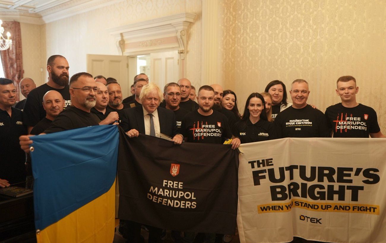 Зображення новини: Ветерани ДТЕК зустрілися у Лондоні з Джонсоном