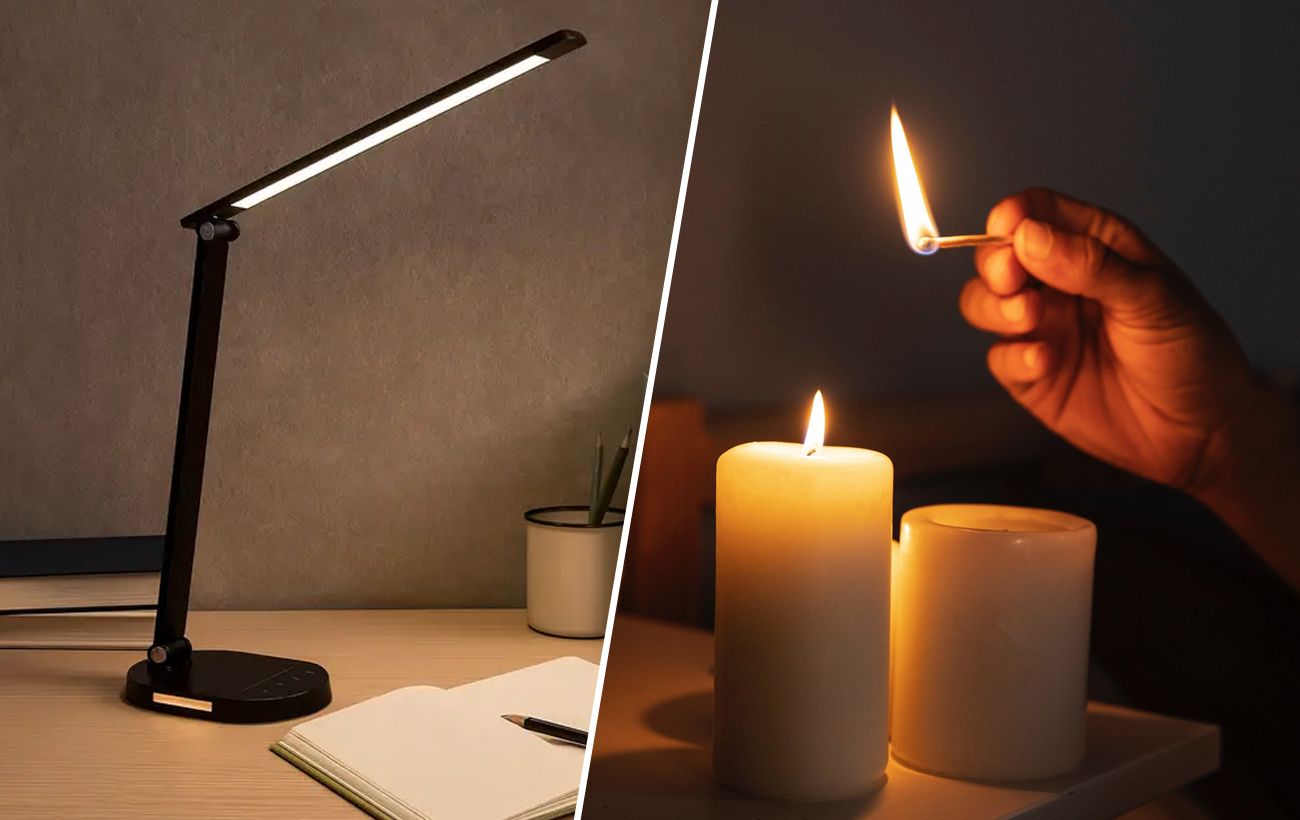 Зображення новини: Що дешевше: палити свічки щовечора чи купити якісну акумуляторну лампу