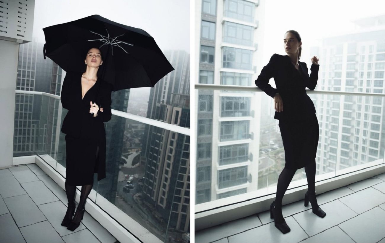 Зображення новини: Чорний костюм і мінімалізм: секрет стильного "лука" дружини Усика