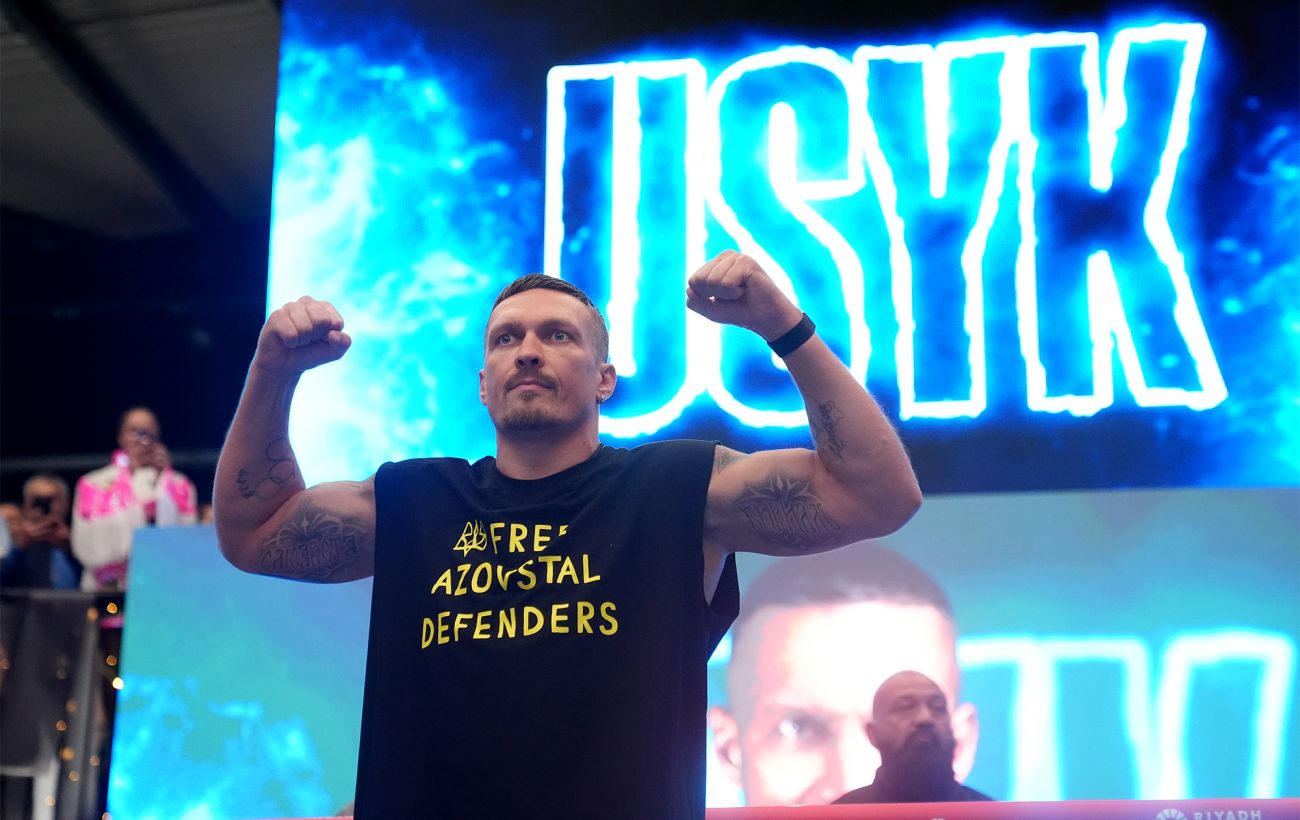 Зображення новини: Усик назвав, що змушує його продовжувати кар’єру і готуватися до нового бою