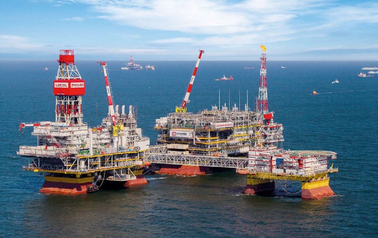 Зображення новини: Україна вперше зупинила роботу російської нафтової платформи у Каспії, - джерела