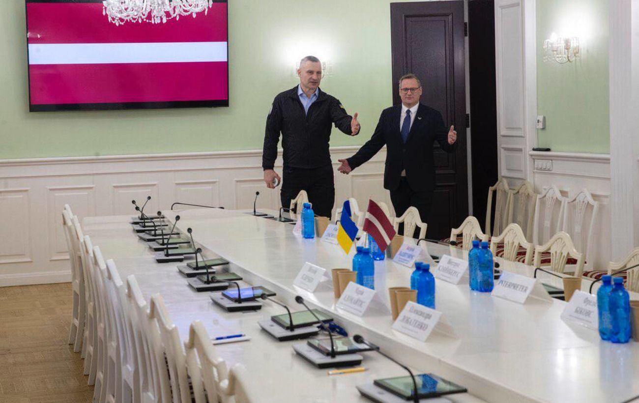 Зображення новини: Новий Київ Мілітарі Хаб і не тільки. Кличко та мер Риги обговорили початок реалізації спільних проєктів