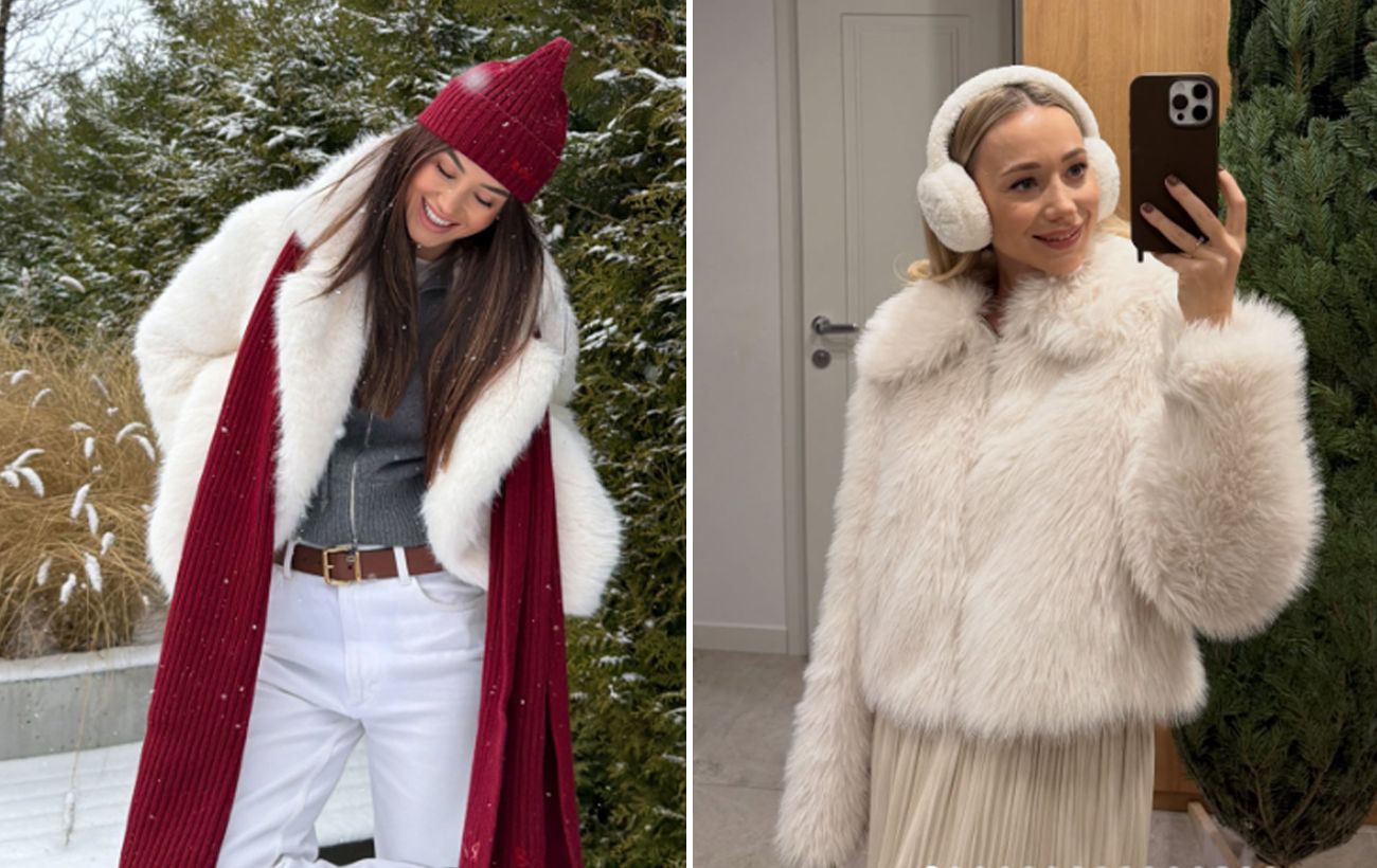Зображення новини: Трендові шуби з екохутра: стильні "луки" Парфільєвої, дружин Усика і Павліка