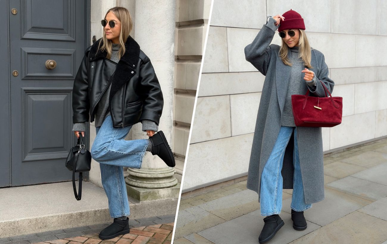 Зображення новини: Як носити джинси взимку: 3 стильні образи з пальтом і короткою дублянкою