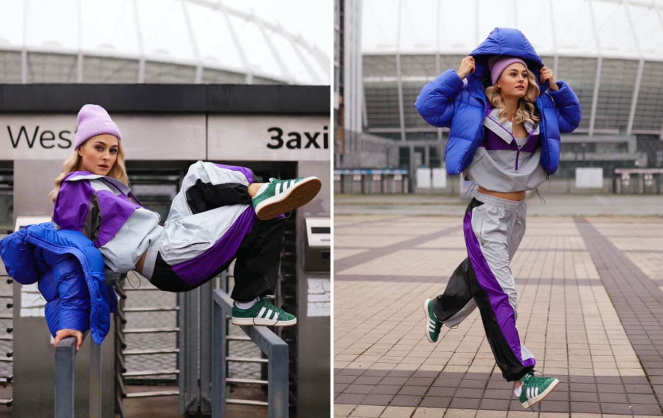 Зображення новини: Спорт-шик для зими 2026: образ Анастасії Цимбалару з пуховиком і кросівками