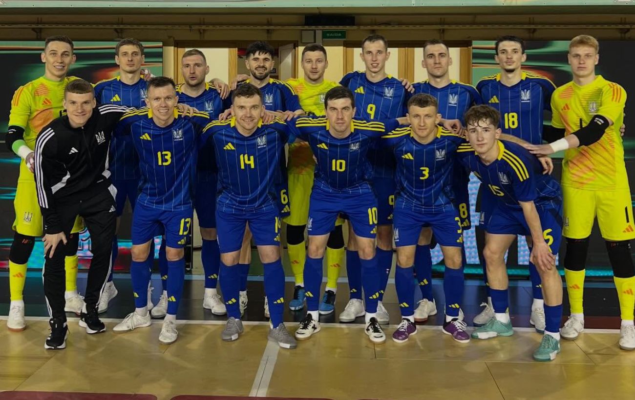Зображення новини: Футзальна збірна України зазнала розгрому від чемпіонів Європи