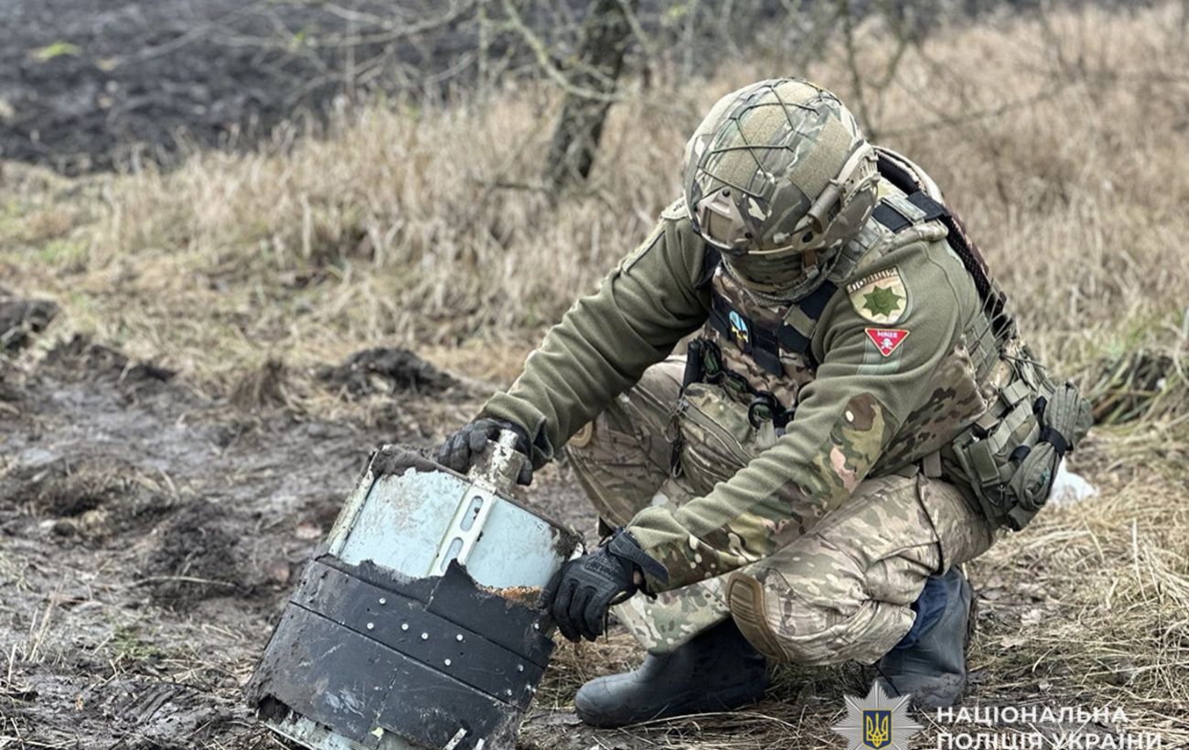 Зображення новини: На Чернігівщині знешкодили ворожий дрон із касетними боєприпасами