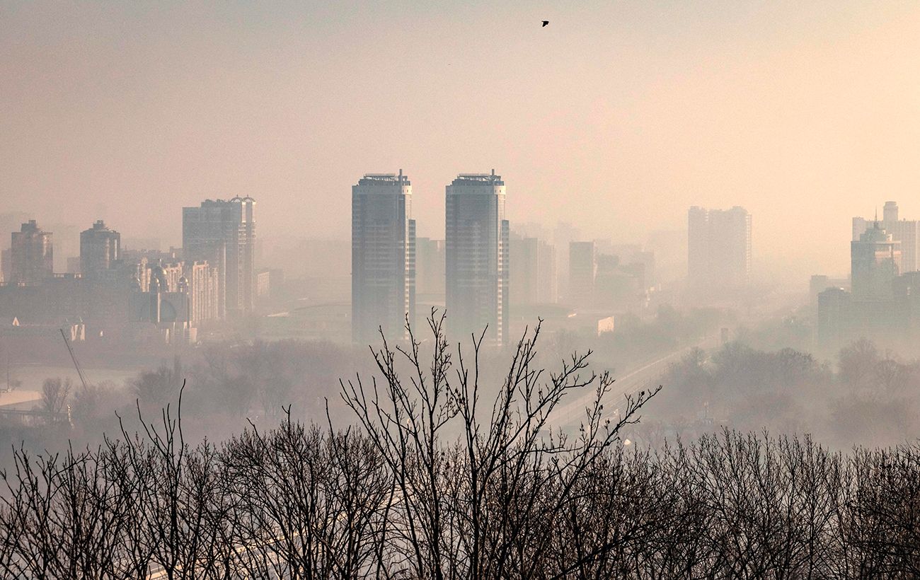 Зображення новини: У Києві погіршилася якість повітря після російської атаки