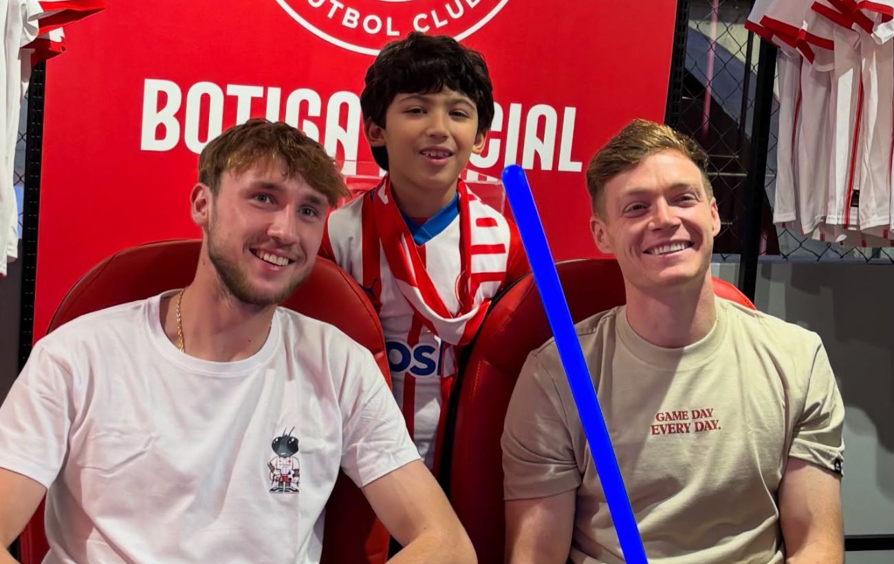 Зображення новини: Ванат і Циганков пройшли незвичний тест у "Жироні": кумедне відео розсмішило вболівальників