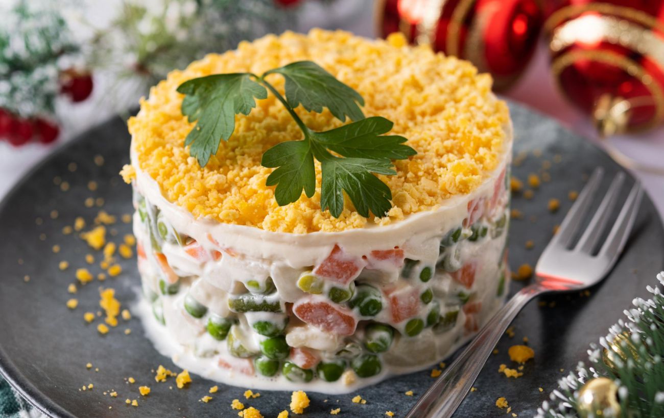 Зображення новини: Олів'є по-новому: незвичайний рецепт зі святковою подачею