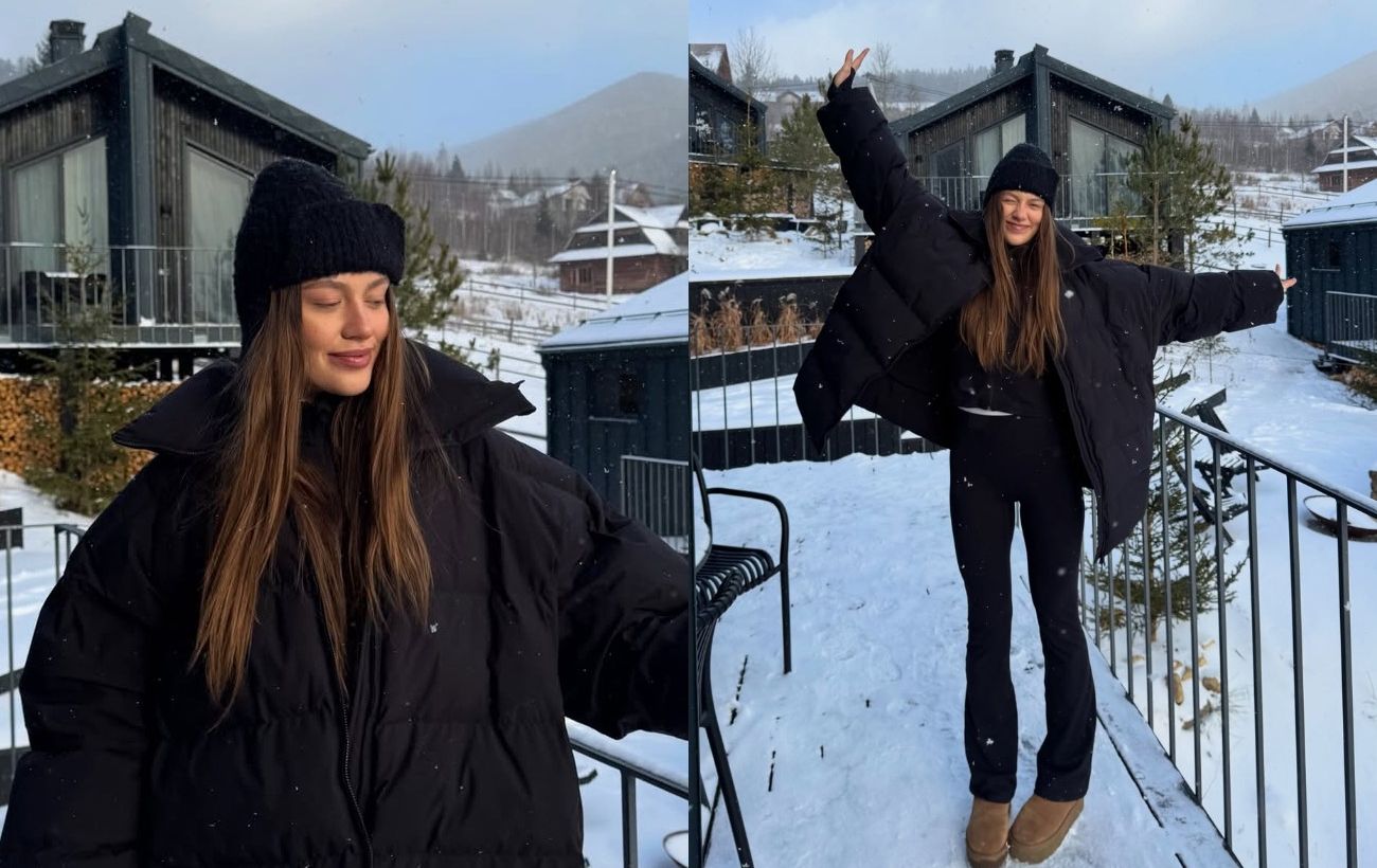 Зображення новини: Пуховик оверсайз, вушанка та уггі: модний образ переможниці "Холостяка"