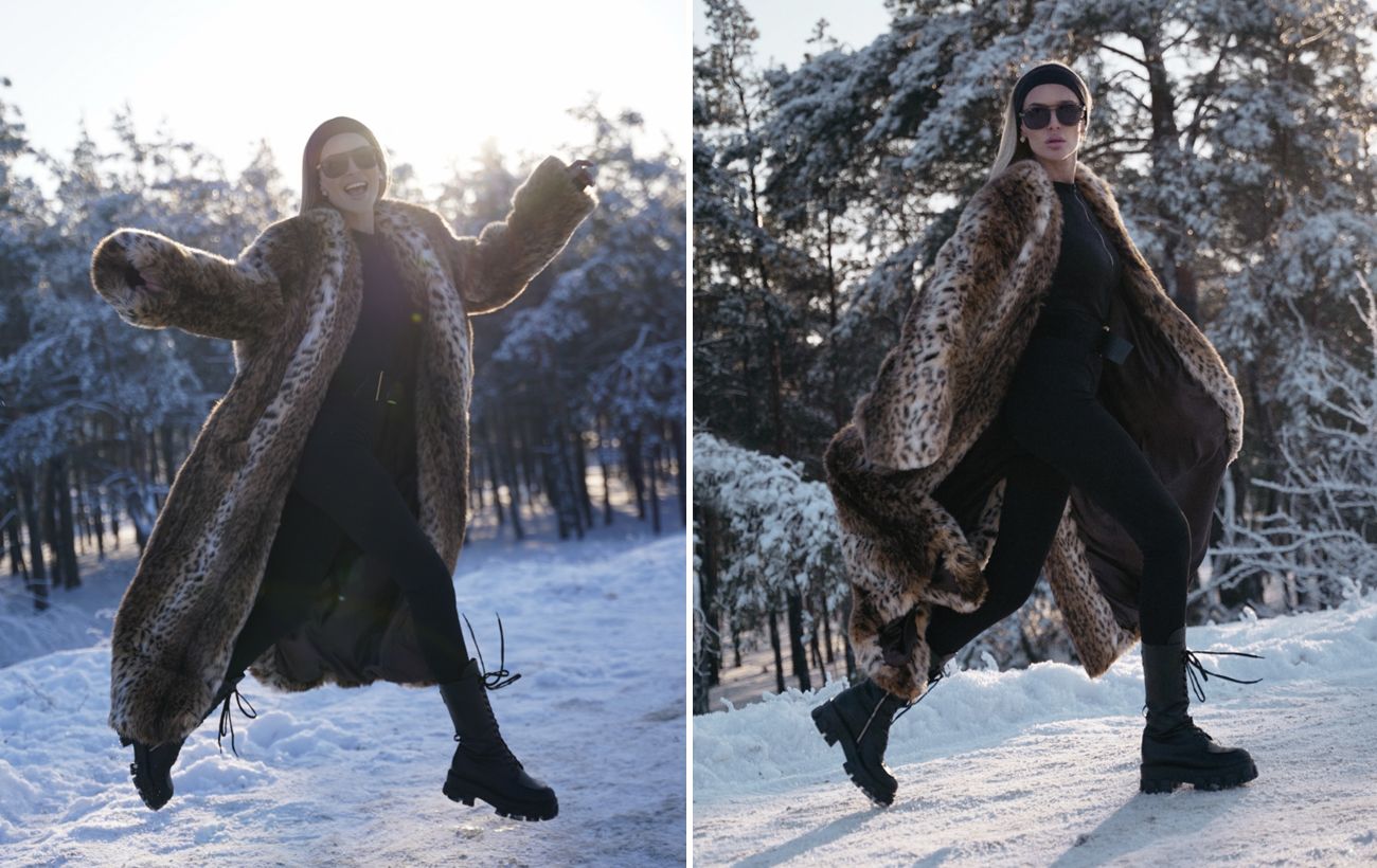 Зображення новини: Екошуба і черевики на тракторній підошві: зимовий "лук" колишньої Цимбалюка