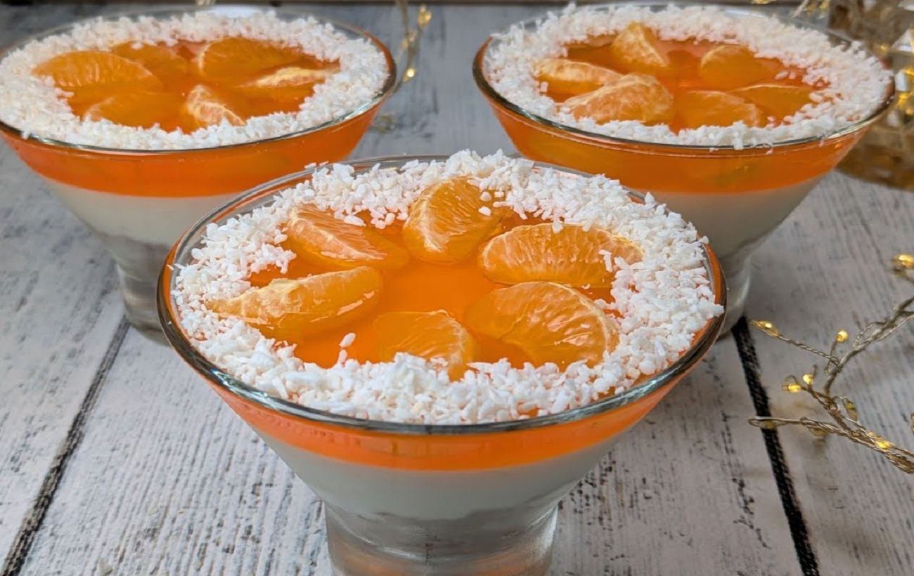 Зображення новини: Ніжний десерт із мандаринами в бокалі без випічки: всі інгредієнти доступні