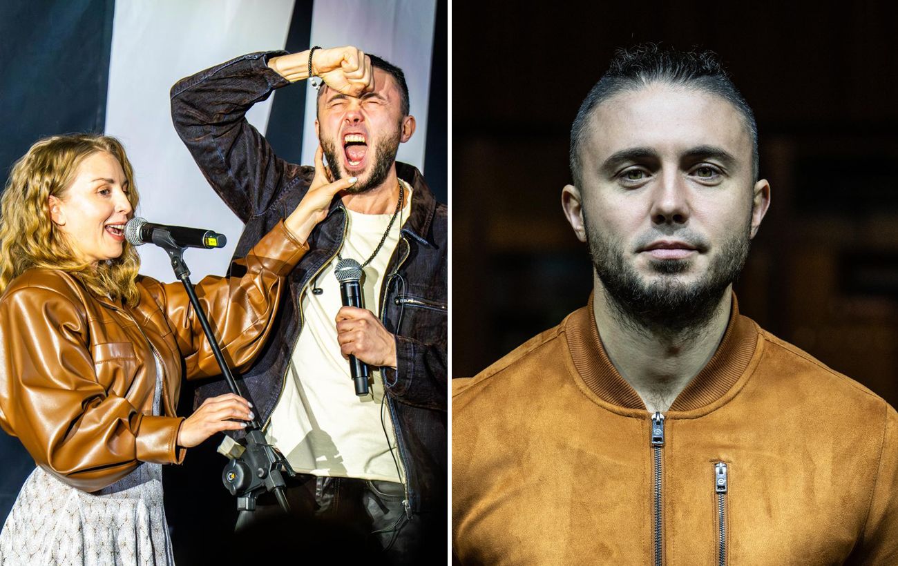 Зображення новини: Сміялися всі: Тарас Тополя просто на сцені став "учнем" зіркової викладачки вокалу