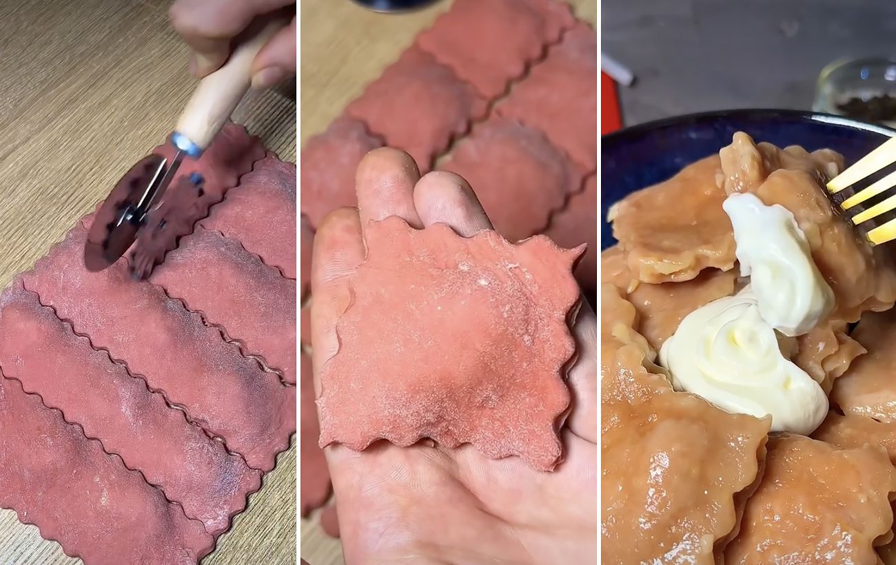 Зображення новини: Рожеві равіолі з ефектом “вау”: виглядають дорого, а готуються легко