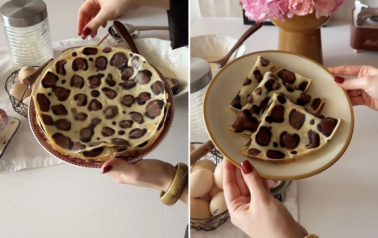 Зображення новини: Забудьте про нудні варіанти: готуємо ефектні леопардові млинці за 15 хвилин