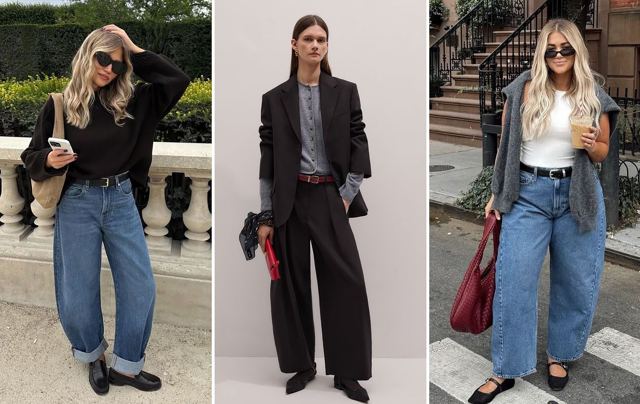 Зображення новини: Як носити джинси barrel leg у 2026-му: поради стилістки для вашої фігури