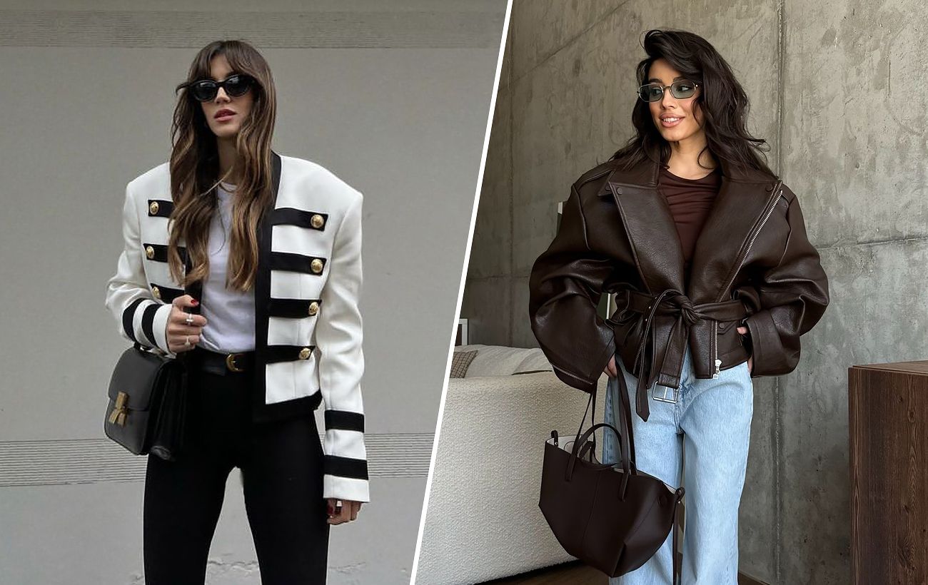 Зображення новини: Шкіряна куртка або наполеонівський жакет: як створити ідеальний образ на весну 2026