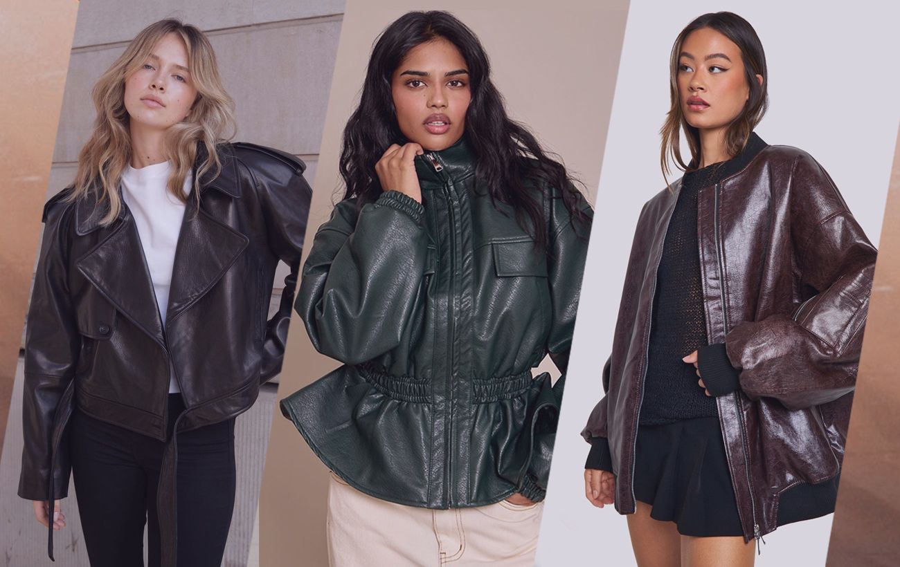 Зображення новини: Ці "шкірянки" - тренд весни 2026: акценти на плечах, талії та ретро-стилі