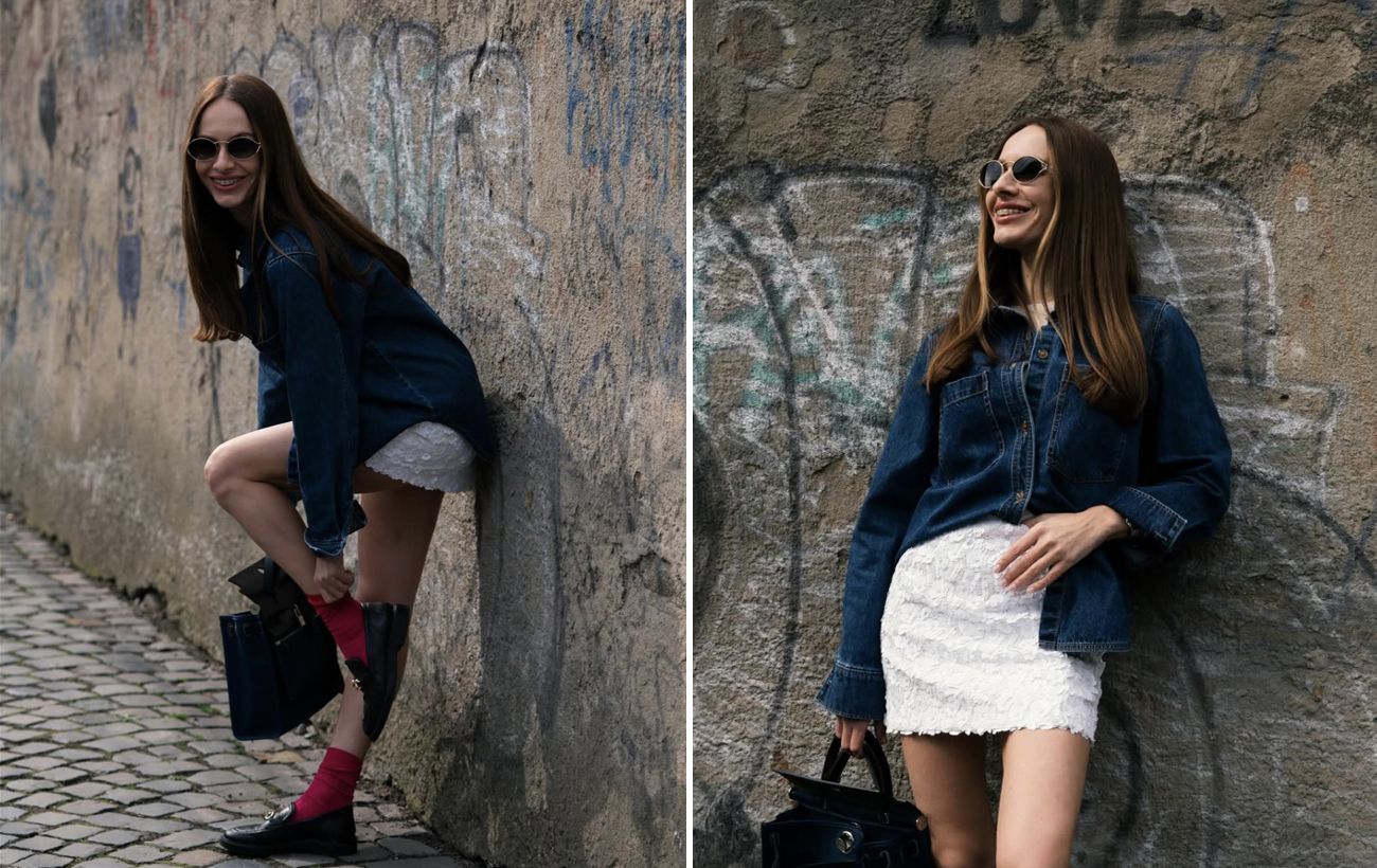 Зображення новини: Як носити лофери, щоб навіть простий образ виглядав дорого: секрет Христини Горняк