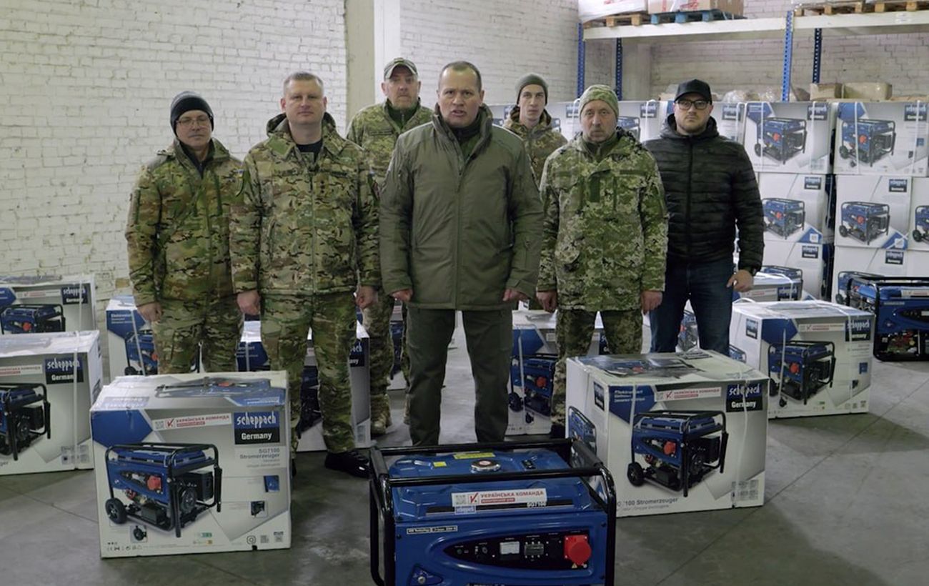 Зображення новини: 5 штурмова бригада отримала велику партію допомоги від "Української команди"
