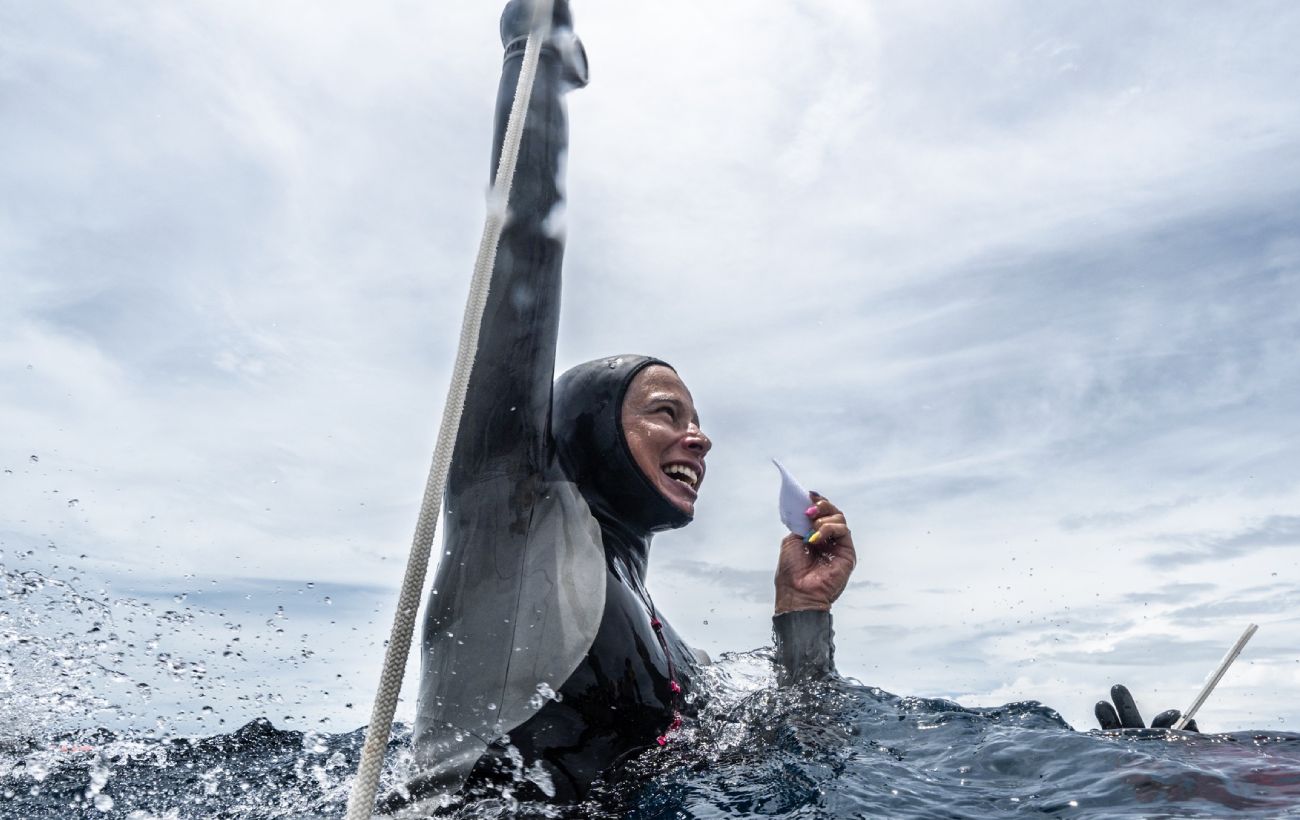 Зображення новини: Українка Жаркова стала чемпіонкою світу-2025 з фрідайвінгу: 113 метрів під водою