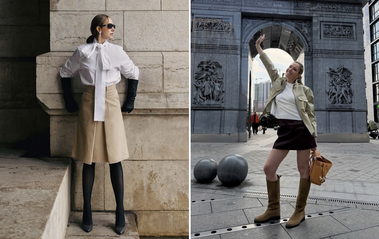 Зображення новини: Як носити наймодніші спідниці весни 2026: стильні ідеї від Каті Осадчої