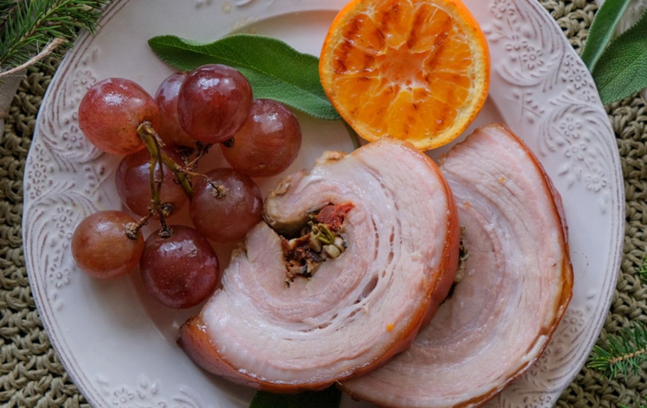 Зображення новини: Не буженина: головна страва на Великдень - поркета з апельсинами