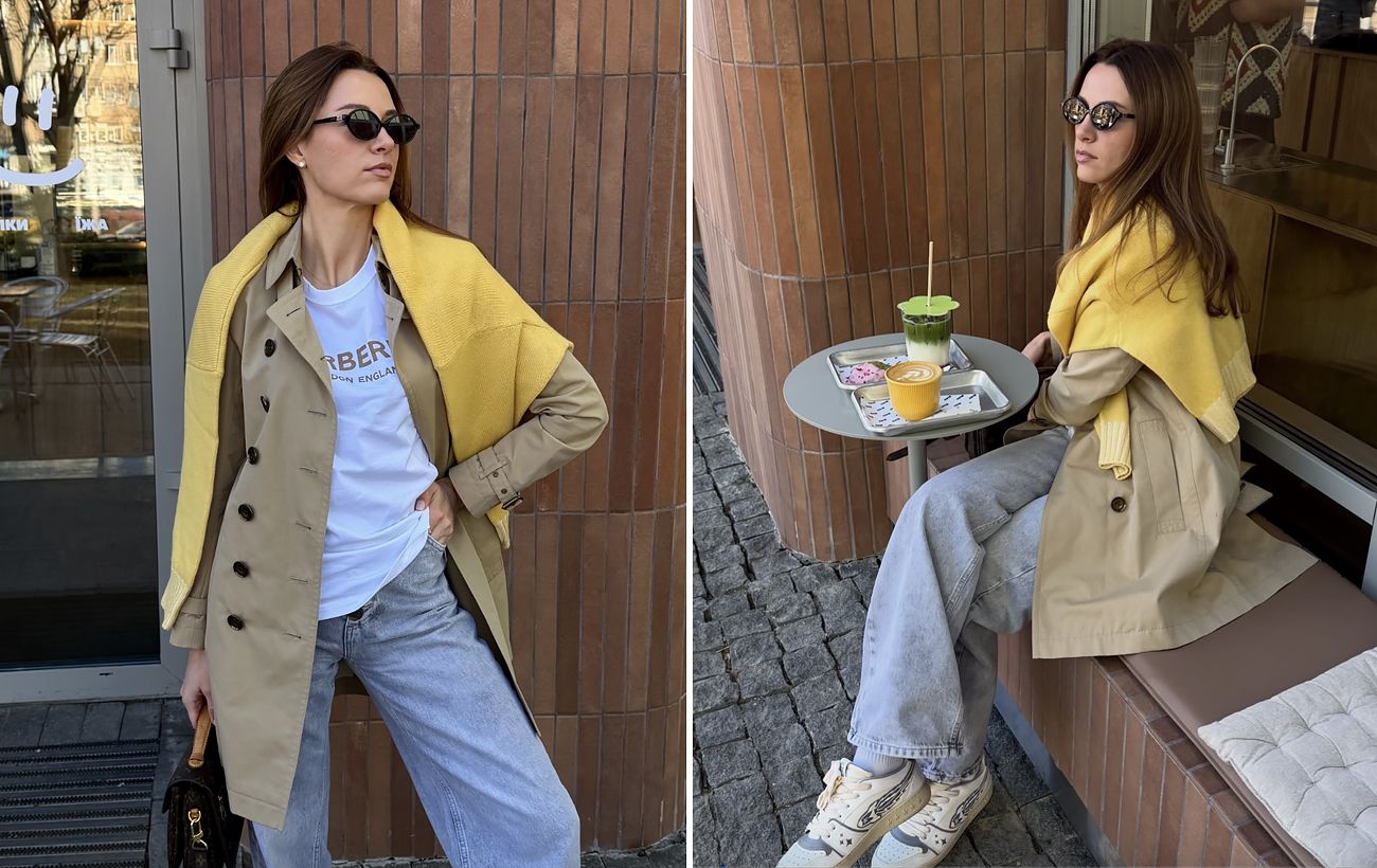 Зображення новини: Як виглядати стильно у тренчі: дружина Решетніка показала модний трюк