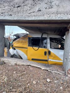 Росіяни вдарили дроном по “Пункту незламності” на Херсонщині (фото)