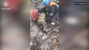 Удар окупантів по шахтах у Торецьку: подробиці про постраждалих (відео)