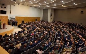 Аплодували стоячи: Зеленський виступив у Національному університеті оборони США (відео)