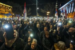 Сербська поліція розігнала протестувальників у Белграді