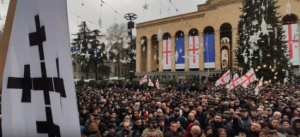 У Тбілісі відбувся протест через “паплюження” релігійної ікони Сталіна – подробиці, фото