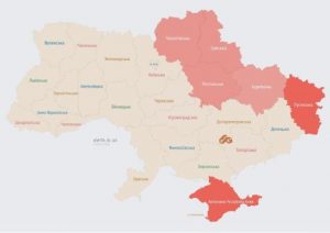 Повітряні Сили ЗСУ попереджують про ракети у напрямку Миргорода та Харкова: перебувайте в укриттях