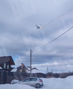 В Росії впав літак Іл-76 – відео