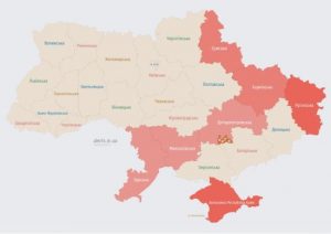 Частина України знову “почервоніла”: Одещині загрожують ворожі безпілотники