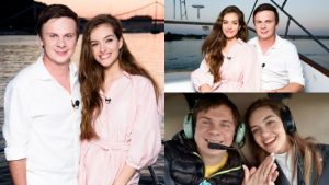 Історія кохання Дмитра Комарова з дружиною: освідчення просто в небі, таємне весілля і майбутні діти