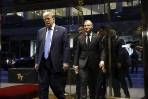Дуда зустрівся з Трампом у Нью-Йорку: подробиці приватного візиту