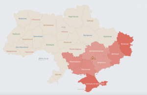 Росія атакує Україну ударними безпілотниками: мапа тривог