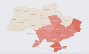 Росія атакує Україну ударними безпілотниками: мапа тривог