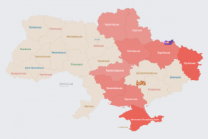 Загарбники атакують Україну ударними безпілотниками: мапа тривог