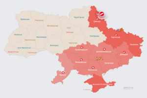 Російські загарбники атакують Україну ударними БпЛА: мапа тривог