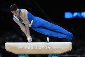Україна зупинилася за крок від медалі в особистому багатоборстві зі спортивної гімнастики на ОІ-2024