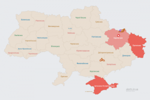 Російські загарбники атакують Україну ударними БпЛА: мапа тривог