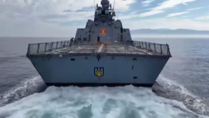 Український військовий корабель вийшов у море: відео