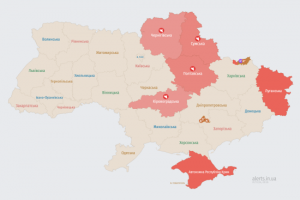 Російські загарбники атакують Україну ударними БпЛА: мапа тривог