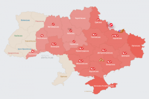 Російські загарбники атакують Україну ударними БпЛА: мапа тривог